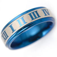 ブルーローマラージタングステンリング(指輪)*【決済手数料無料】Tungsten