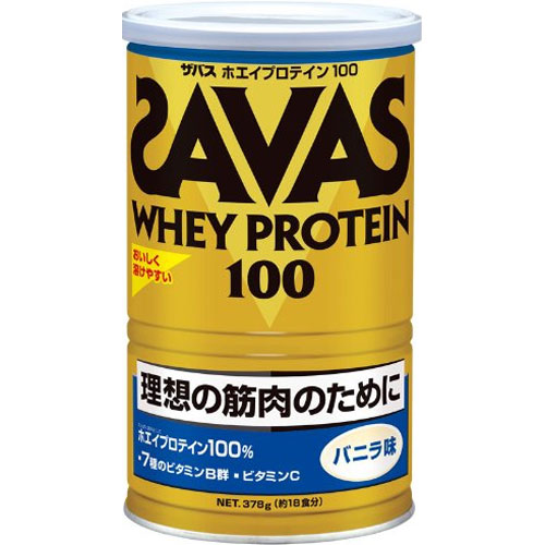 ザバス ホエイプロテイン100 バニラ味 18食分 CZ7415
