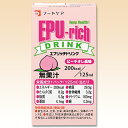 介護食 高カロリー フードケア エプリッチドリンク ピーチオレ風味 125ml【栄養補助食品 濃厚流動食 たんぱく質強化】