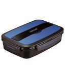 アスベル ASVEL お弁当箱1段880mL ランタスDB TLB-880 メタリックブルー A3652