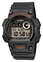 デジタルウオッチ CASIO メンズ レッド カシオ W-735H-8AJF