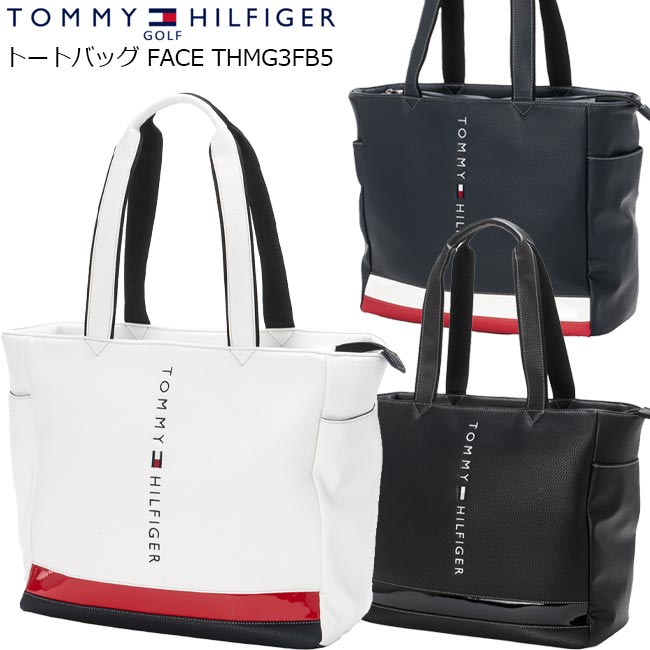 【2023年秋冬モデル】 TOMMY HILFIGER GOLF <strong>トミー</strong>ヒルフィガーゴルフ <strong>THMG3FB5</strong> <strong>トート</strong>バッグ <strong>FACE</strong>　　【B-ONE】