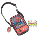 メール便可 スパイダーマン ゲーム機型 ショルダー バッグ レッド SPNG-3016 マーベル MARVEL 子供用 ポシェット キャラクター グッズ ポーチ あす楽
