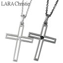LARA Christie 【ララクリスティー】 トゥモロー クロス ペア シルバー ネックレス シルバーアクセサリー シルバー925