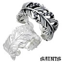 SAINTS【セインツ】ジルコニア シルバー ペア リング 指輪 羽根 9〜13号 17〜21号 SSR