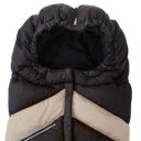 【あす楽対応】7AMENFANT(セブンエイエムアンファン)BLANKET 212 Chevron ベビーカーフットマフ Black/Beige|【送料無料】【代引手数料無料】★