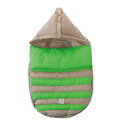 【取寄品】7AMENFANT(セブンエイエムアンファン) Bee Pod ベビーカーフットマフ Beige/Neon Green 6-18M|フットマフ