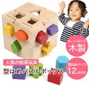 型はめ はめこみ おもちゃ 知育 パズル ボックス 色落ちしないカラフルな 木製 大きめ ブロック 積み木 で たのしく色彩感覚や立体感覚を身につけちゃおう かたはめ 木のおもちゃ 知育玩具 !