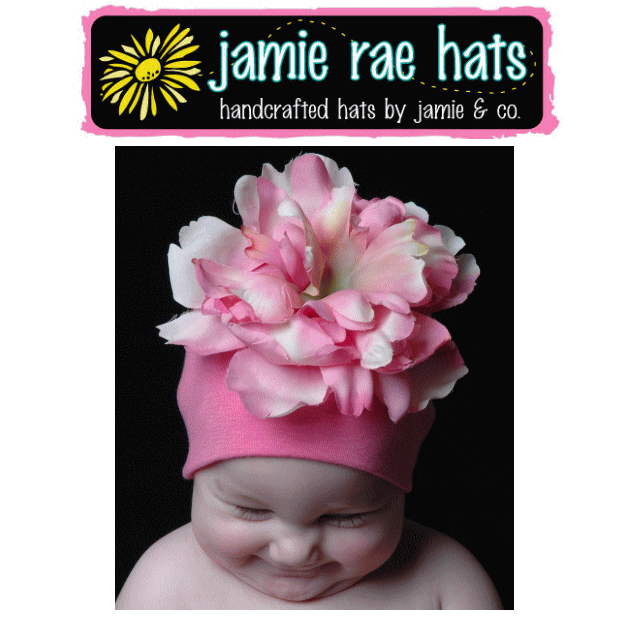 ジェイミーレイハット（Jamie Rae Hats）お花の帽子国内正規代理店商品！キャンディピンクピオニーハット