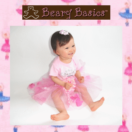 この1アイテムでプリンセスベビー！　Beary Basics　シングルチュチュPink