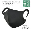 【即日発送】夏マスク 涼しい ソフトフィット クールマスク 5枚入り 立体マスク 涼しい 黄砂 防水 洗える 男女兼用 ブラック 黒 やわらか素材 レギュラーサイズ PM2.5 速乾 爽快 花粉 ほこり skd0105-wkb02