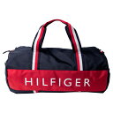 トミーフィルフィガー TOMMY HILFIGER ポリエステル ダッフル ラージ ロゴ ボストン ネイビー レッドマルチ m66934739 6950019 ラッピング不可