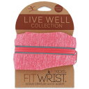 リストウォレット フィットキックス LiveWell FITWRIST リストポーチ 手首に巻いて使えるミニウォレット! 財布 ランニング ウォーキング リストバンド スポーツ FITKICKS ライブウェル リストウォレット ピンク