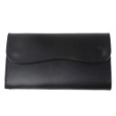 【THE WONDER LUST】(ワンダーラスト) WAVE TRACKERS WALLET / ウェーブ トラッカー ウォレット レザー 長財布 (ブラック/レッド) 渋谷 バックドロップ 渋谷の老舗アメカジショップ the back drop 定番 革小物 日本製