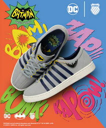 K・SWISS（<strong>ケースイス</strong>）CLASSIC66×BATMAN80TH 靴 スニーカー バットマン プリント ストリート カジュアル メンズ レディース ユニセックス