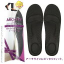 インソール 通販/正規品 ブラック 衝撃吸収 女性用 土踏まずをサポート リフレ ARCH 中敷き おすすめ 送料無料 アーチパッド レディース ブーツやパンプス用 FIT アーチフィット