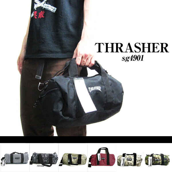 THRASHERʥå㡼ˡ䥹åTHRASHERۥå㡼SG4901 ROLL BOSTON BAG (M)ڤб_ۡ05P06jul10