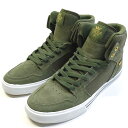 スープラ SUPRA スニーカー シューズ 靴 スケシュー ストリート スケート スケボー セレブ 人気 メンズ VAIDER -OLIVE-