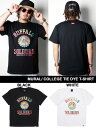ミューラル MURAL Tシャツ 半袖 ショートスリーブ TEE ティー プリント タイダイ メンズ COLLEGE TIE DYE T-SHIRT -2.COLOR-