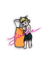 ジュース juice アクリル 壁掛け時計 Bebe Clock ユニセックス マルチカラー