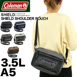 コールマン ショルダーバッグ レディース 斜めがけ 大人 小さめ ミニ Coleman <strong>SHIELD</strong> シールド <strong>SHIELD</strong> <strong>SHOULDER</strong> POUCH ミニショルダーバッグ メンズ ブランド ショルダーポーチ 撥水 斜め掛けバッグ A5 シールドショルダーポーチ 旅行 アウトドア フェス