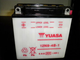 YUASAユアサ12N9-4B-1互換YB9-BFB9-BDB9-BGM9Z-4B
