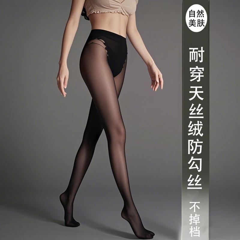 靴下 滑り止め トレーニング レディース　ソックス　レギンス 女性用 薄型 ストッキング 滑り止め 引っ掛かり 防止 スリミング 股間 フリーの ベルベット バタフライ クロッチ 2025