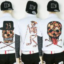 人気花柄スカルポロシャツ入荷/M−4Lスカル 人気