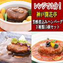 レトルト ハンバーグ 神戸開花亭 芳醇煮込みハンバーグ 3種...