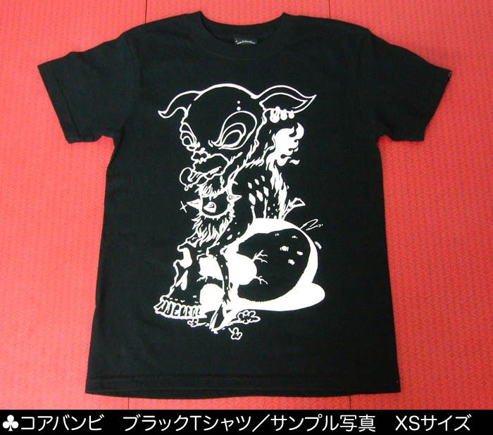 コアバンビ Tシャツ【BPGT（バンビプラネットグラフィックTシャツ）】sp002【S】【yo☆120522】bambiの1stブランド【BPGT】バンビ初期から続く人気のコアバンビ★