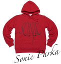 SONIC スウェット パーカー -LPR a02pk -Z完- ロックバンド ソニック 楽譜 音楽 ミュージック Parka アメカジ プルオーバー レディース ガールズ かっこかわいい オリジナルブランド 春秋冬服 コットン綿100% Tシャツ屋さんバンビ【RCP】