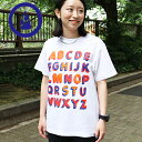 ★SALE★セール商品・返品交換不可★BAMBOO SHOOTS バンブーシュートAlphabet TEE アルファベットティープリント Tシャツ T T-SH 半袖 アウトドア キャンプ フェス GOOUT フジロック She Chimp タイポグラフィ丸首 クルーネック かっこいいT おしゃれT
