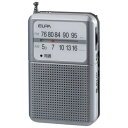 ELPA(エルパ) AM/FM電池長持ちラジオ　ER-P80F　メーカ直送品　　代引き不可/同梱不可