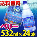 クリスタルガイザー ベリー 532mL×24本入り【無果汁、炭酸水】【D】【税抜3,000円以上で送料無料】