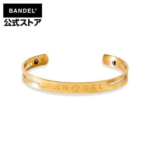 バンデル ブレスレット Titanium Bangle Gold チタン バングル ゴールド BANDEL チタンブレスレット スポーツブレスレット 健康ブレスレット 純チタン メンズ レディース bandel