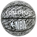 バスケットボール SPALDING ラバーボール タイポグラ...
