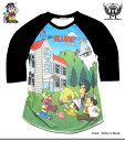 Tシャツ ロンT メンズ 7分袖 7分丈 アラレち