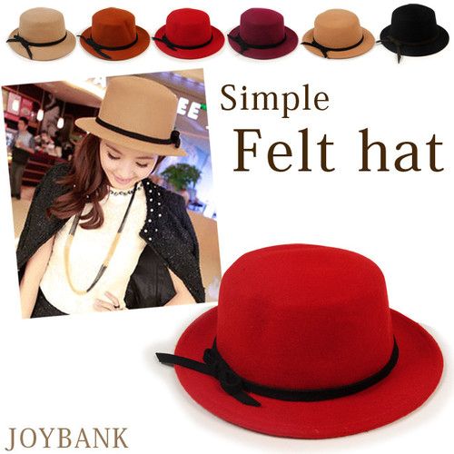 帽子 レディース ウール素材 カンカン帽 ボーラーハット フェルト 女性用 ニット帽 コーデ...:barce:11676996
