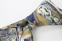 ブランド ネクタイ 【中古】SILK ROAD シルクロード 総柄 メンズ プレゼント 【,r21472,】