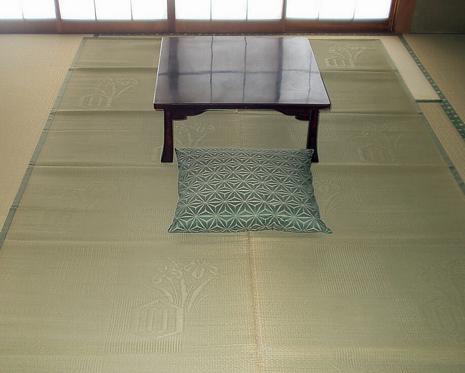 国産い草カーペット「京都」江戸間3畳サイズ約176x264cm