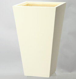 ファイバークレイプロ 09　ゼータ65　ホワイト　≪大型植木鉢/陶器・テラコッタより軽量なセメントプランター≫