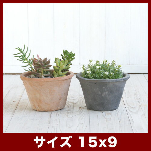 【19%OFF】 モスポット 106M　5号　　≪植木鉢/陶器/テラコッタ・素焼き鉢系≫ [R1&2]