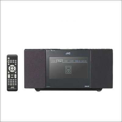 ビクター NX-PB15V-B/ブラック iPod/iPhone対応 DVDコンポ【送料無料】【2sp_120622_a】