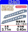 【代引不可・日時指定不可】ハセガワ(長谷川工業) アルミブリッジ HBBKM-360-40-4.0 『4.0t』 【2本 1セット】
