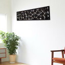 レリーフ アジアン壁掛けレリーフ ロータス モンステラ ヤシ 80cm MDF バリ島直輸入 バリ 雑貨 アジアンレリーフ