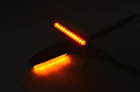 バイク汎用LEDウインカー左右2個セットブラック