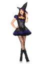 85120セクシー魔法使いコスチューム 3ピースセット /LEG AVENUEレッグアベニュー コスチューム・コスプレ・仮装・ハロウィン・イベント・女性・大人用