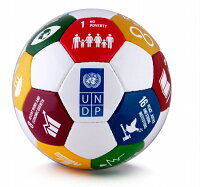 UNDP 国連本部限定 SDG サッカーボール UN 正規品の画像