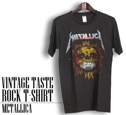 <strong>ヴィンテージ</strong>風 Metallica Tシャツ <strong>メタリカ</strong> Pushead Sun 半袖 ロックTシャツ バンドTシャツ メンズ レディース ロックT バンドT バンT ロゴ バンド ロゴT ダンス ミュージック ファッション ブラック ホワイト 黒 白 大きいサイズ 綿 100% 春夏 夏物 おしゃれ