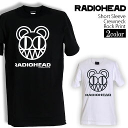 Radiohead <strong>Tシャツ</strong> <strong>レディオヘッド</strong> Simple Bear <strong>ロック</strong><strong>Tシャツ</strong> バンド<strong>Tシャツ</strong> 半袖 メンズ レディース かっこいい バンT <strong>ロック</strong>T バンドT ダンス <strong>ロック</strong> パンク 大きいサイズ 綿 黒 白 ブラック ホワイト M L XL 春 夏 おしゃれ <strong>Tシャツ</strong> ファッション